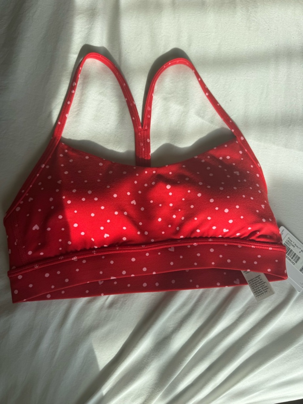 Flow Y Bra Nulu A–C Cups
Heart Scatter Dot Print Candy Cloud Oxford Red / Size 4